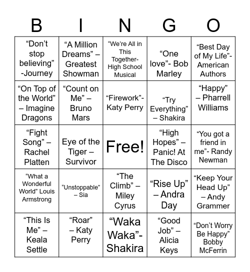 National School Counseling Week 2026 Bingo Card