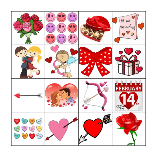 Valentine's Day! Bingo Card