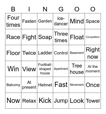 Bingoo Bingo Card