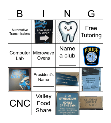 Cougars Rise Bingo Card
