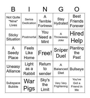 Minecraft Advancements Bingo Card