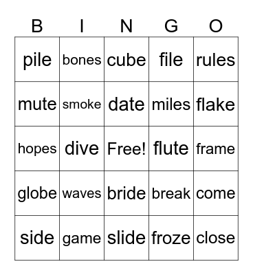 SIPPS EXT L6-10 Bingo Card