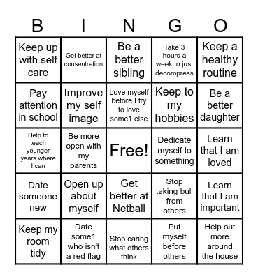 2026 bingo Card