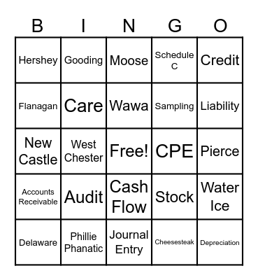 Busy Season Bingo Card