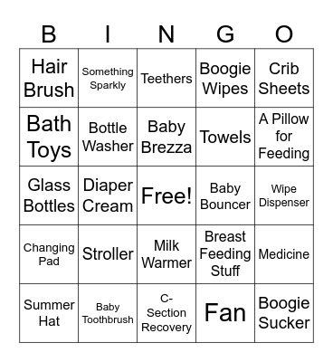 A Little Love Bug is on the Way! Bingo Card