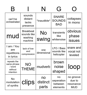 /Prod/ Shitsong Bingo Card