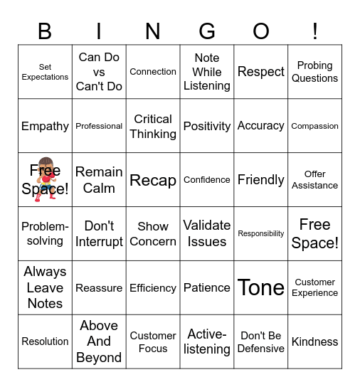 QUALITY Bingo Card