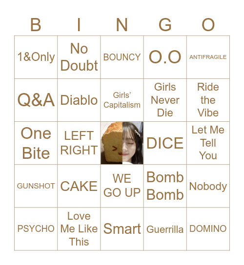 Bingo misto Bingo Card