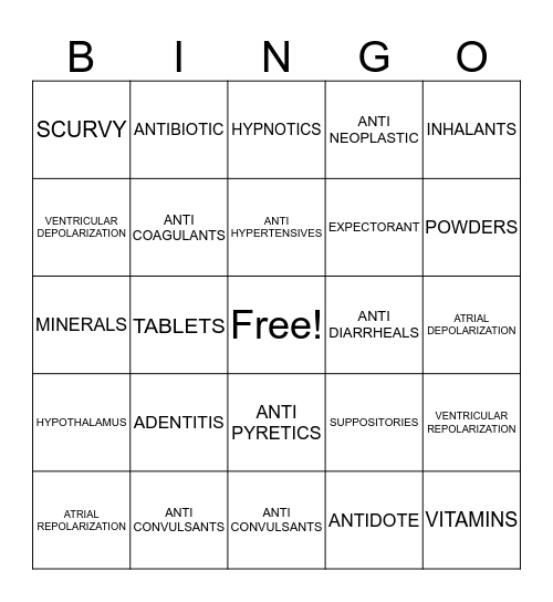 FINAL Bingo Card