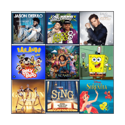 Bingo musical 2026 Bingo Card