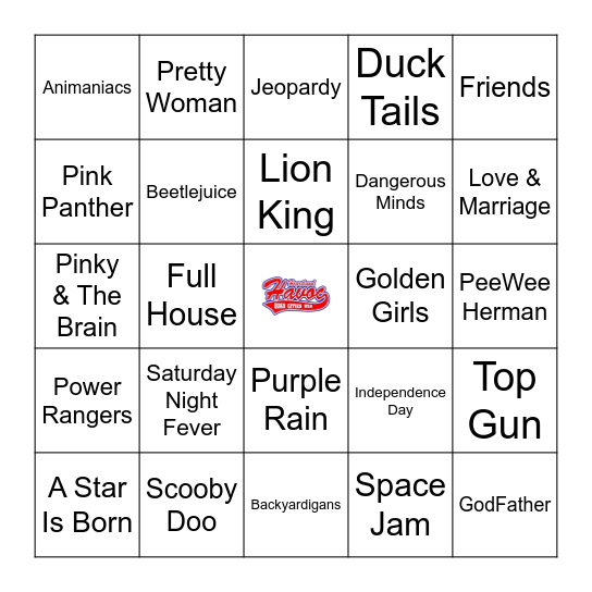 Soundtracks Bingo Card