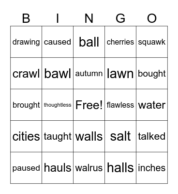 4.3 Bingo Card