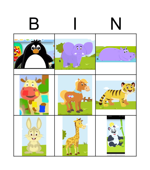 Animal hospital Bingo Card