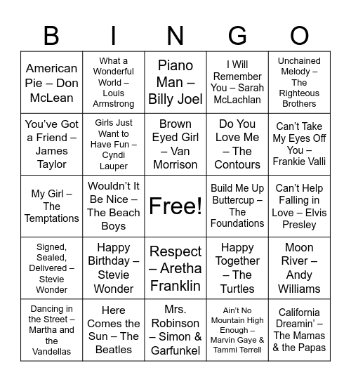 Mom's 80th Bday BINGO Card