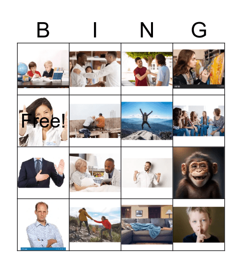 personality Bingo Card