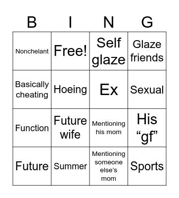 Anthony’s Reposts Bingo Card