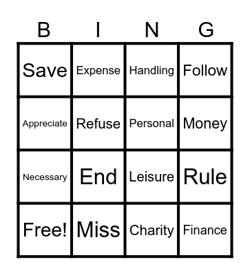 Conversation 6 Bingo Card