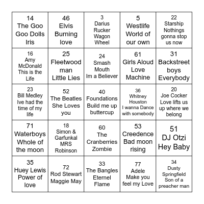 Costa Teguise new round 2 Bingo Card