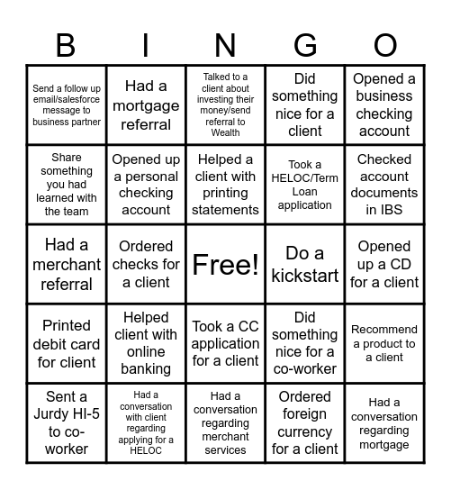 BROOMALL BINGO Card
