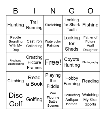 Training Academy Bingo Card