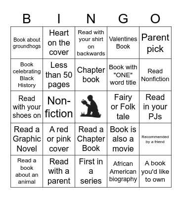 February Book Bingo Card