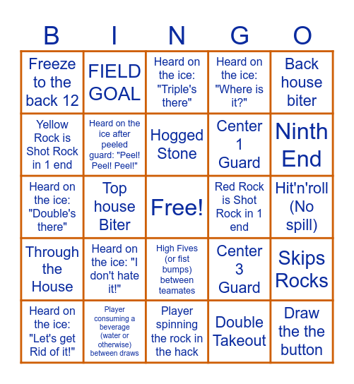 Bonspiel Bingo Winter 2026 Edition_v1 Bingo Card