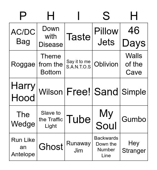 Moon Palace 2026 Bingo Card