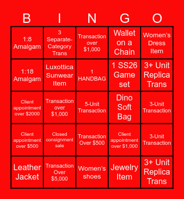 FERRARI | VALENTINE'S DAY BINGO <3 Bingo Card