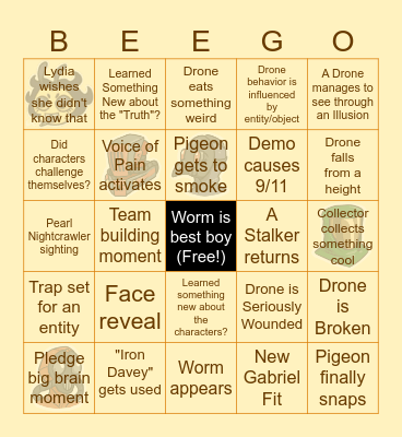 Session 4: Skyscraping Bingo Card