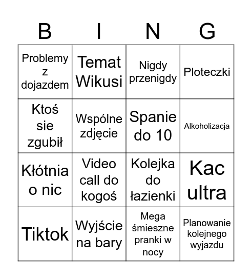 BUDAPESZT Bingo Card