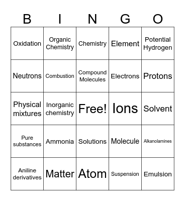 PT Hair Color Bingo Card