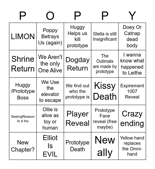 Pp Ch 5 Bingo !!!!!!!! A Bingo Card