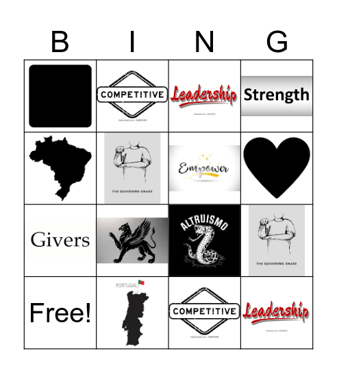 Altruismo Bingo Card