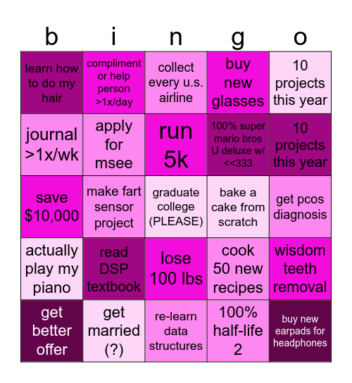 2026 bingo card Bingo Card