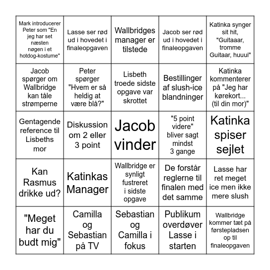 Stormester Bingo Card