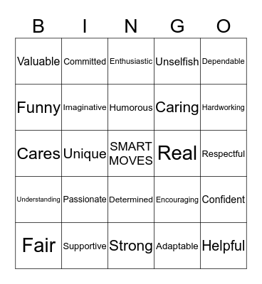 Friendship Bingo  Bingo Card