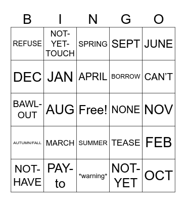 Unit 7 and 8 Key Vocabulary Bingo Card