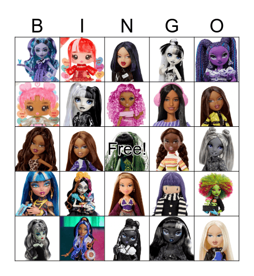 kyra’s 2026 doll wishlist Bingo Card