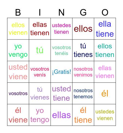 Brogan´s Bingo Card