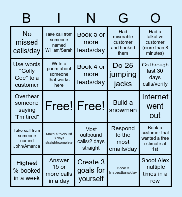 Office Shiiii Bingo Card