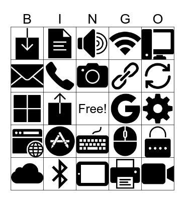 Technology Bingo Card