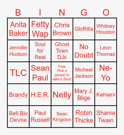 ❤️ Galentines Bingo ❤️ Bingo Card