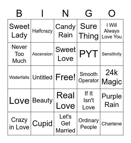 AABA R&Bingo Card