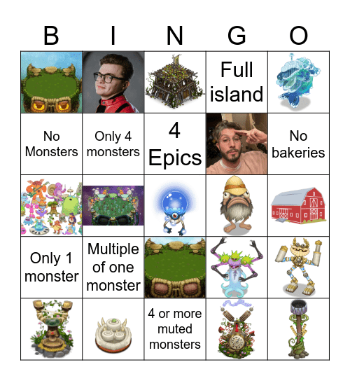 MSM Bingo Card