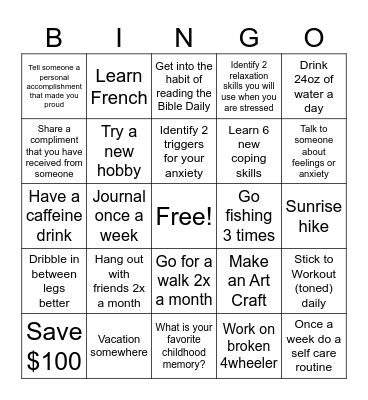 LH's Bingo Card Bingo Card