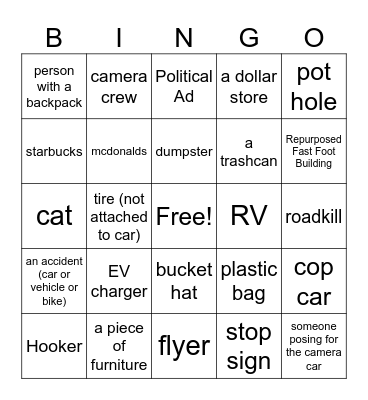 BINGOS Bingo Card