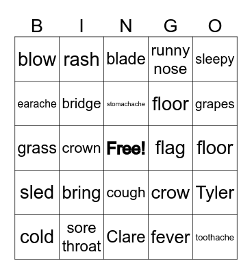 Smart Up! 4.1 Lessons 1 - 4 Bingo Card