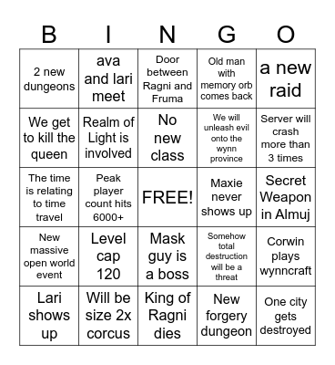 Fruma February Bingo Card