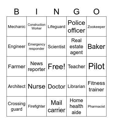 Community Buddy Bingo Card