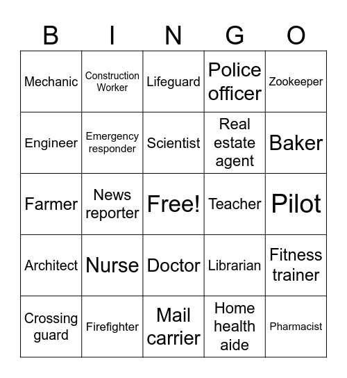 Community Buddy Bingo Card